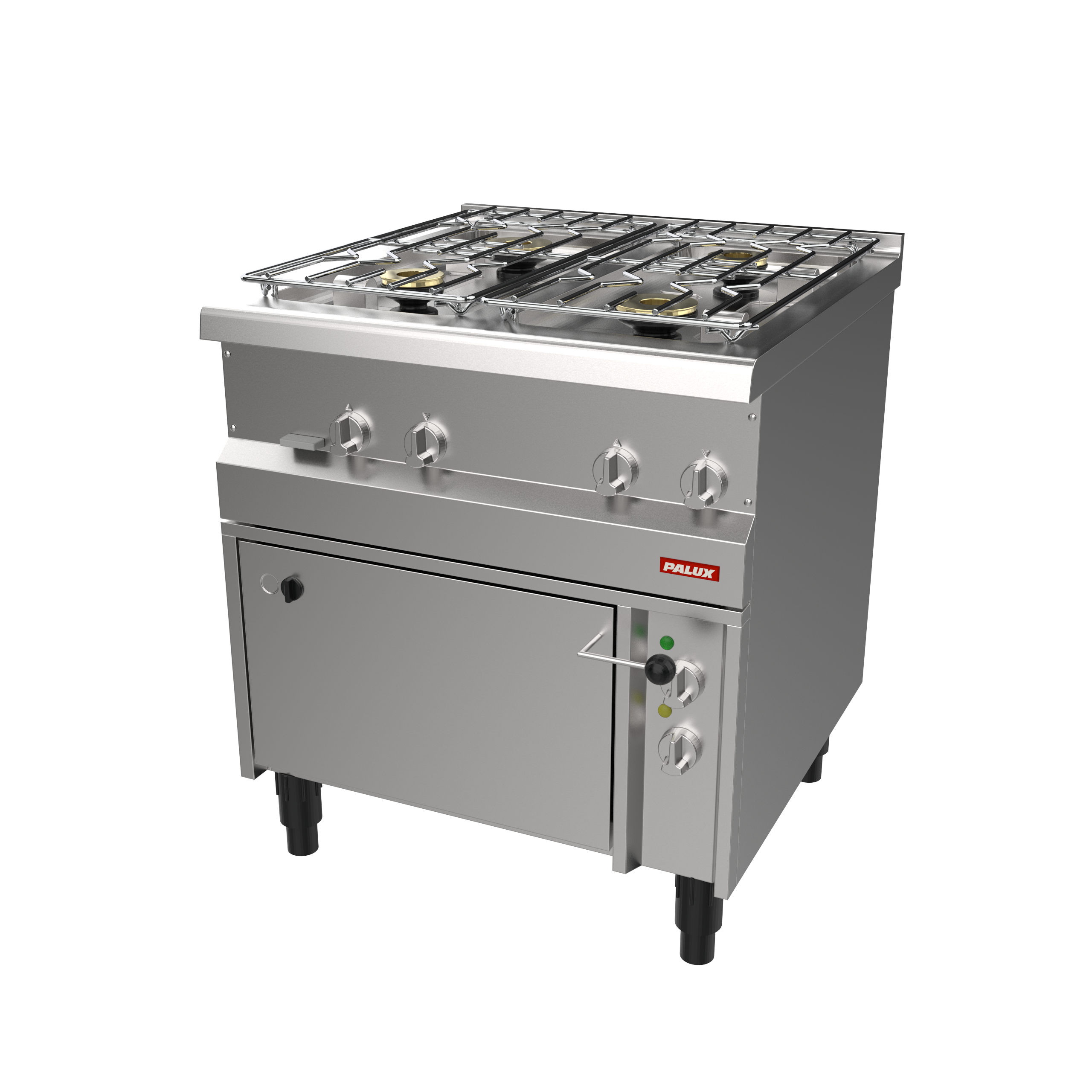 PALUX FunctionLine 4-Flammen Gasherd mit Backofen